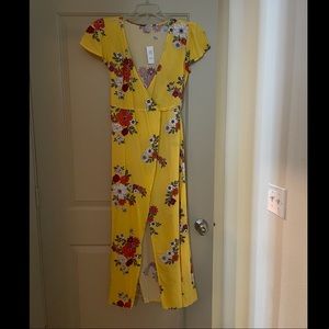 Loft midi or maxi floral wrap dress